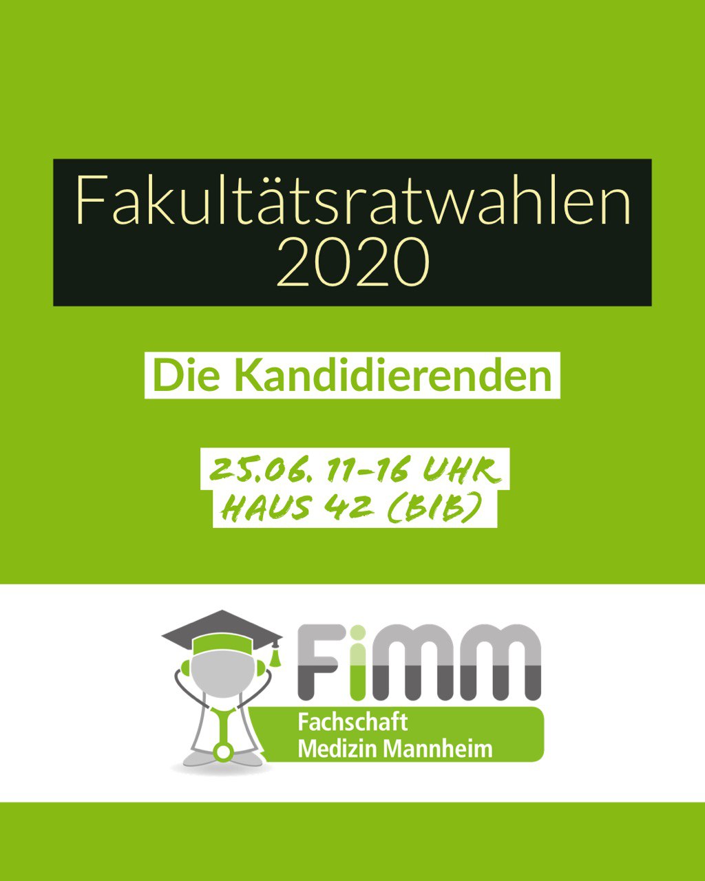 Mehr über den Artikel erfahren Hochschulwahlen 2020: Wahl des Senats und des Fakultätrates diesen Do, 25.06.