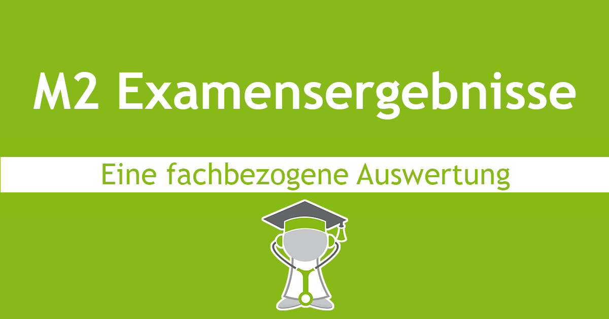 Mehr über den Artikel erfahren M2 Examensergebnisse – eine fachbezogene Auswertung für Mannheim