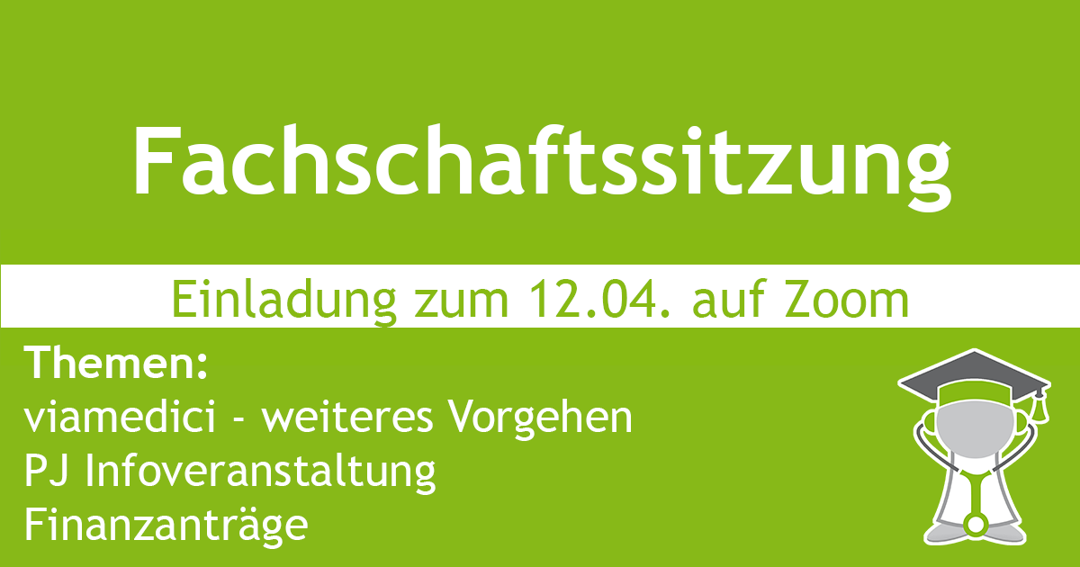 Du betrachtest gerade Fachschaftssitzung am 12.04. +++ viamedici – weiteres Vorgehen +++